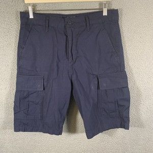 S Levis Shorts Mens‎ 30 Blue Cargo Ripstop 9" Inseam Outdoors Casual